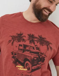 Gifts FatFace Land Rover Collaboration|Land Rover Palm T-Shirt
