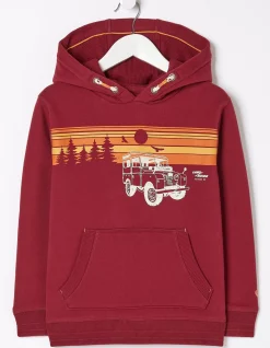 Gifts FatFace Land Rover Collaboration|Land Rover Popover Hoodie