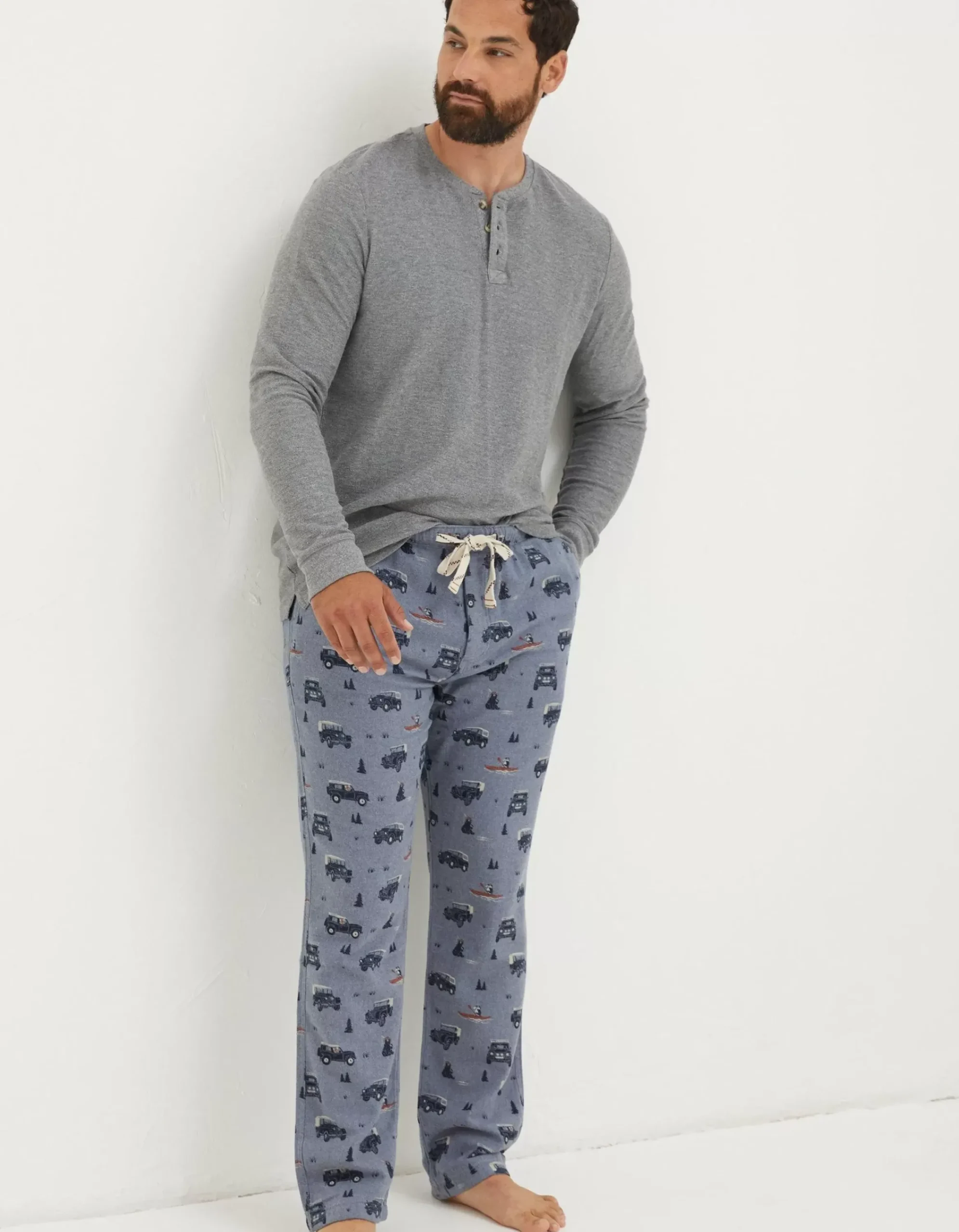 Gifts FatFace Land Rover Collaboration|Land Rover Pyjama Bottoms