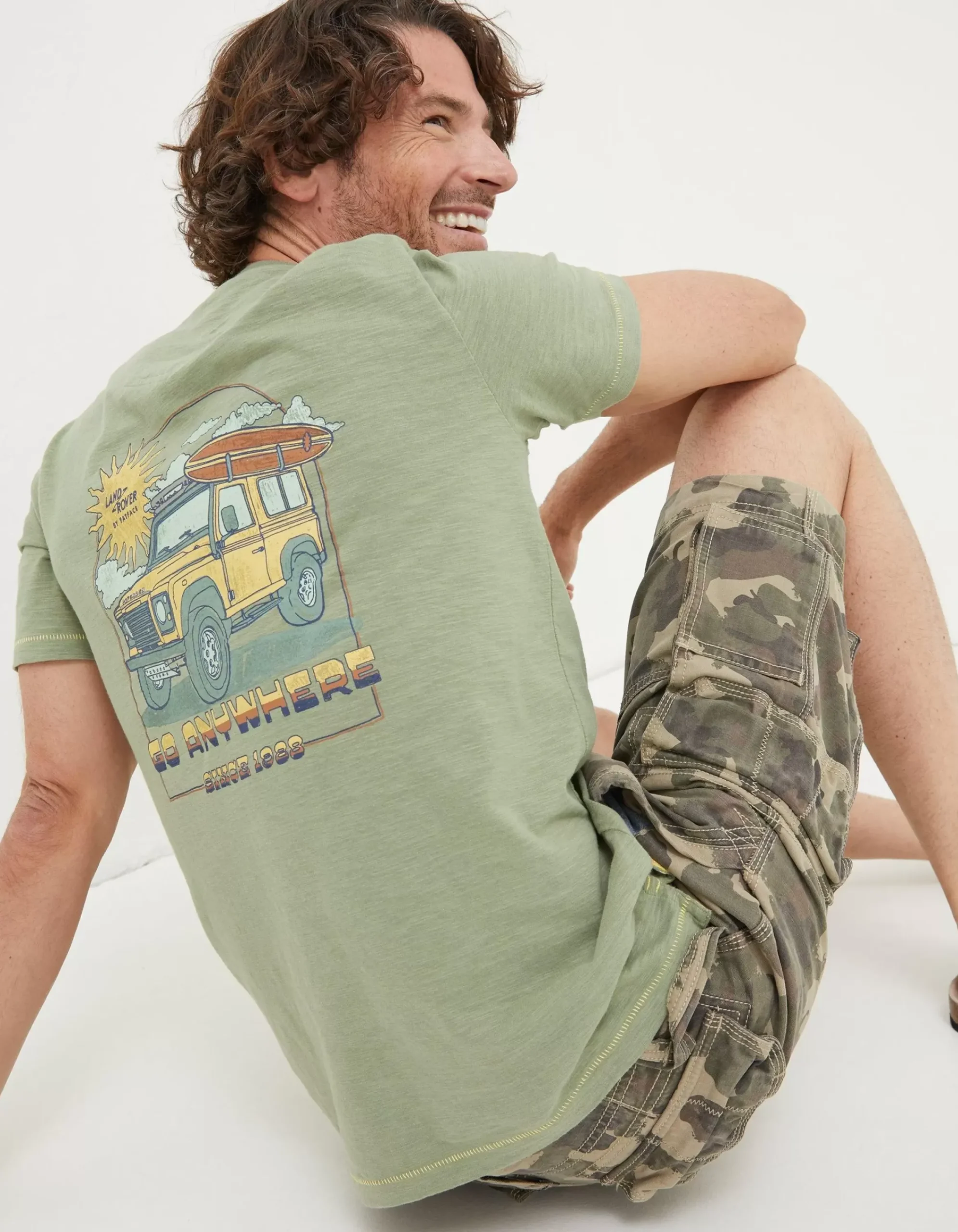 Gifts FatFace Land Rover Collaboration|Land Rover Surf Trip T-Shirt