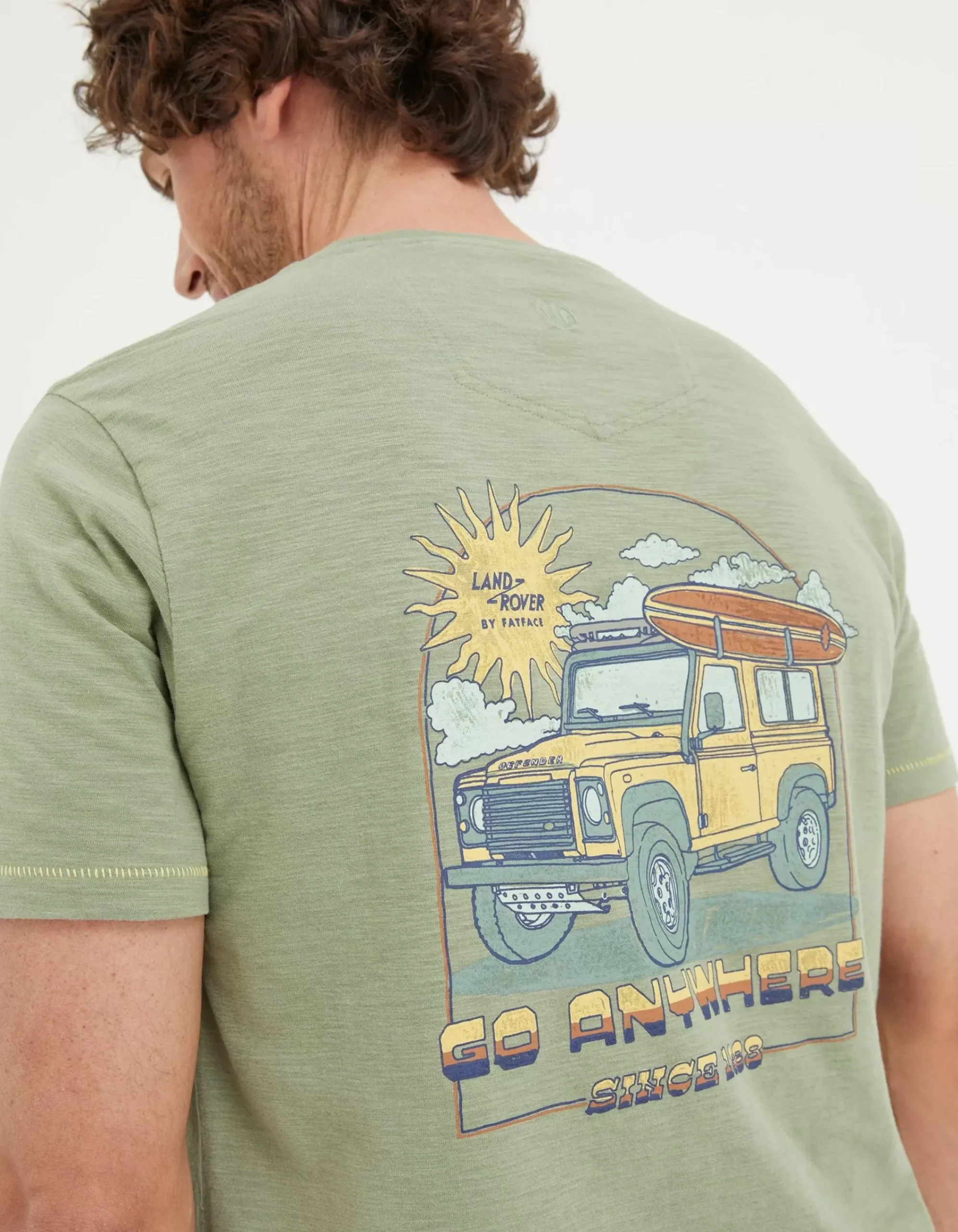 Gifts FatFace Land Rover Collaboration|Land Rover Surf Trip T-Shirt