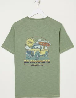 Gifts FatFace Land Rover Collaboration|Land Rover Surf Trip T-Shirt