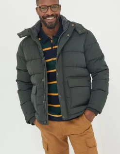 Men FatFace View All|Launton Short Puffer Jacket