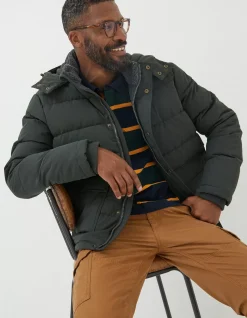 Men FatFace View All|Launton Short Puffer Jacket