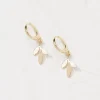 Women FatFace View All|Leaf Drop Earrings