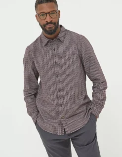 Men FatFace View All|Leaf Print Shirt