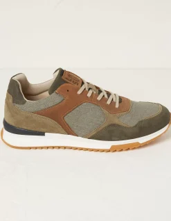Men FatFace View All|Leon Leather Trainer