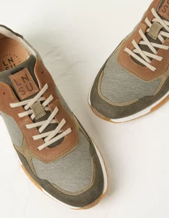 Men FatFace View All|Leon Leather Trainer