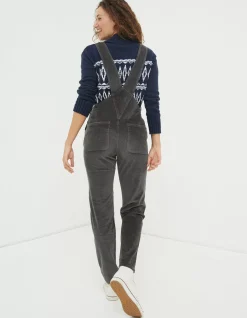 Women FatFace Trousers & Leggings|Lewes Cord Dungaree