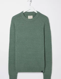 Men FatFace Knitwear|Lewes Crew Jumper