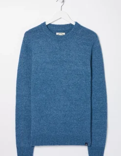 Men FatFace Knitwear|Lewes Crew Jumper