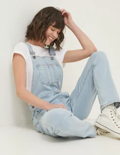 Women FatFace Jeans & Dungarees|Lewes Slim Leg Denim Dungarees
