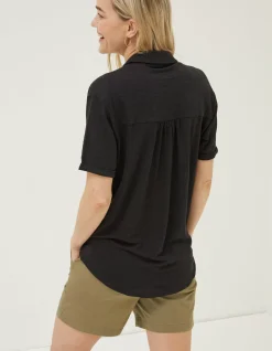 Women FatFace Tops & T-Shirts|Linen Shirt