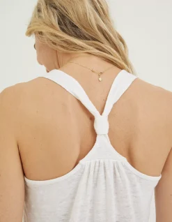 Women FatFace Tops & T-Shirts|Linen Vest Top
