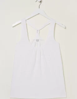 Women FatFace Tops & T-Shirts|Linen Vest Top