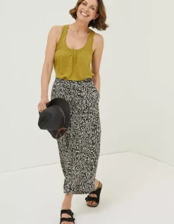 Women FatFace Tops & T-Shirts|Linen Vest Top