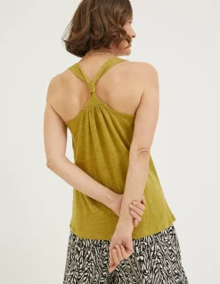 Women FatFace Tops & T-Shirts|Linen Vest Top