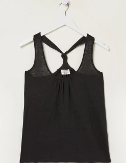 Women FatFace Tops & T-Shirts|Linen Vest Top