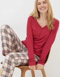 Women FatFace Nightwear & Loungewear|Livvy Henley Top