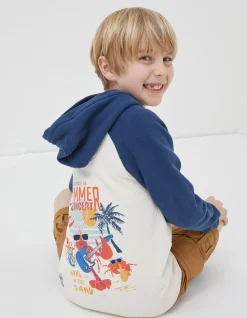 Boys FatFace View All|Lobster Zip Through Hoodie
