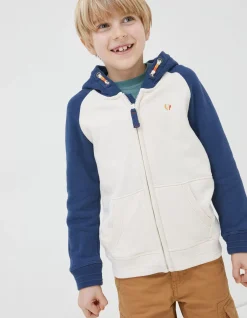 Boys FatFace View All|Lobster Zip Through Hoodie