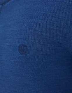 Men FatFace T-Shirts|Long Sleeve Indigo Henley