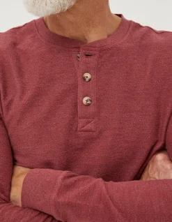 Men FatFace T-Shirts|Long Sleeve Kintbury Henley
