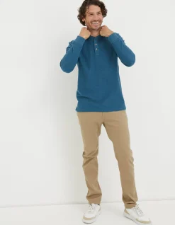 Men FatFace T-Shirts|Long Sleeve Kintbury Henley