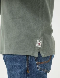 Men FatFace View All|Long Sleeve Organic Cotton Pique Polo