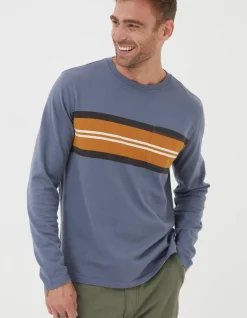 Men FatFace View All|Long Sleeve Pocket Crew