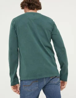 Men FatFace View All|Long Sleeve Pocket Crew