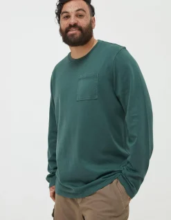 Men FatFace View All|Long Sleeve Pocket Crew