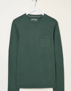 Men FatFace View All|Long Sleeve Pocket Crew