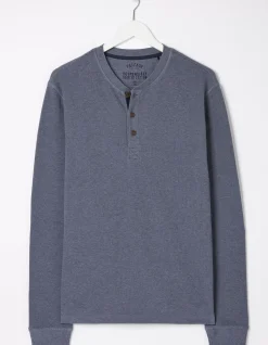 Men FatFace View All|Long Sleeve Ribbed Henley