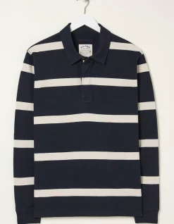 Men FatFace T-Shirts|Long Sleeve Stripe Rugby Shirt
