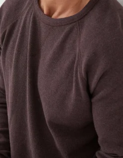 Men FatFace T-Shirts|Long Sleeve Waffle Crew