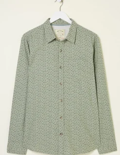Men FatFace Shirts|Long Sleeve Woodland Print Shirt
