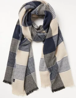 Women FatFace View All|Lori Large Check Scarf