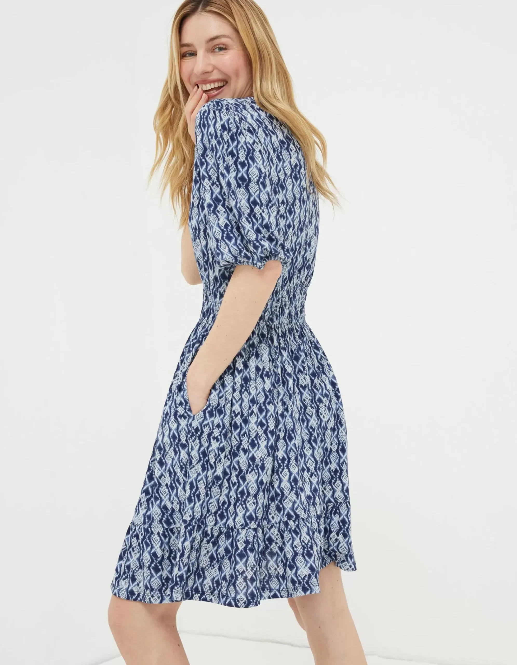 Women FatFace Dresses|Lottie Geo Jersey Dress