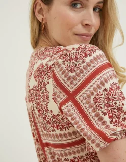 Women FatFace Tops & T-Shirts|Lou Bandana Tunic Top