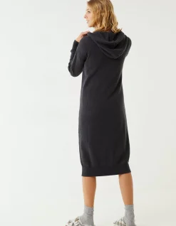 Women FatFace Dresses|Lounge Knitted Hoodie Dress