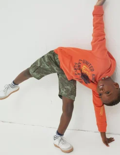 Boys FatFace View All|Lulworth Camo Cargo Shorts