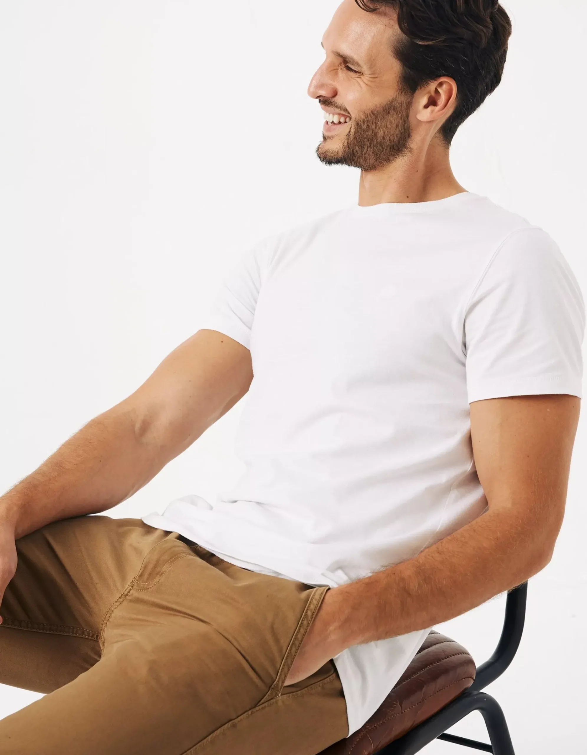 Men FatFace T-Shirts|Lulworth Crew Neck T-Shirt