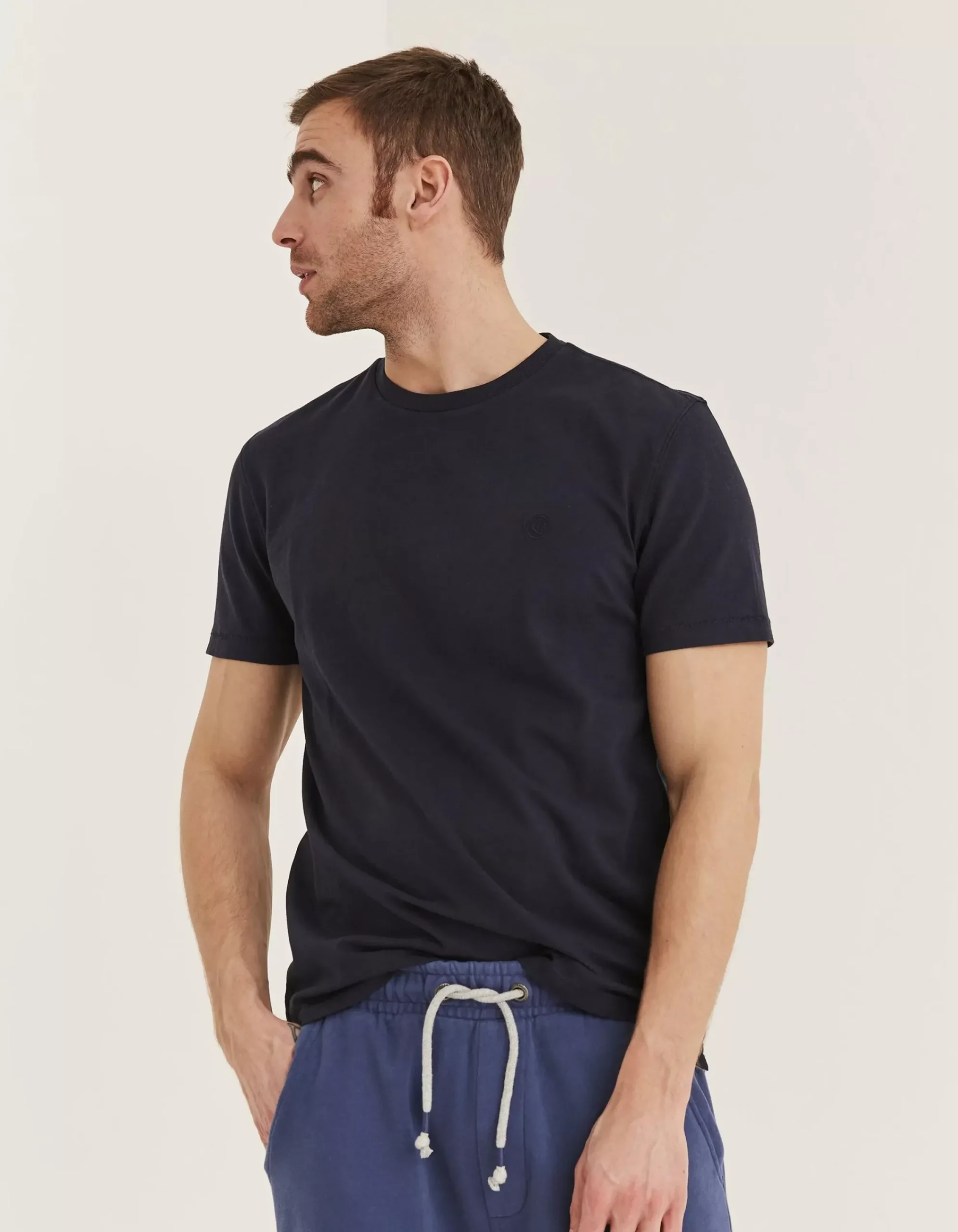 Men FatFace T-Shirts|Lulworth Crew Neck T-Shirt