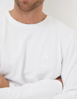Men FatFace T-Shirts|Lulworth Long Sleeve T-Shirt