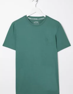 Men FatFace T-Shirts|Lulworth Organic Cotton Crew T-Shirt