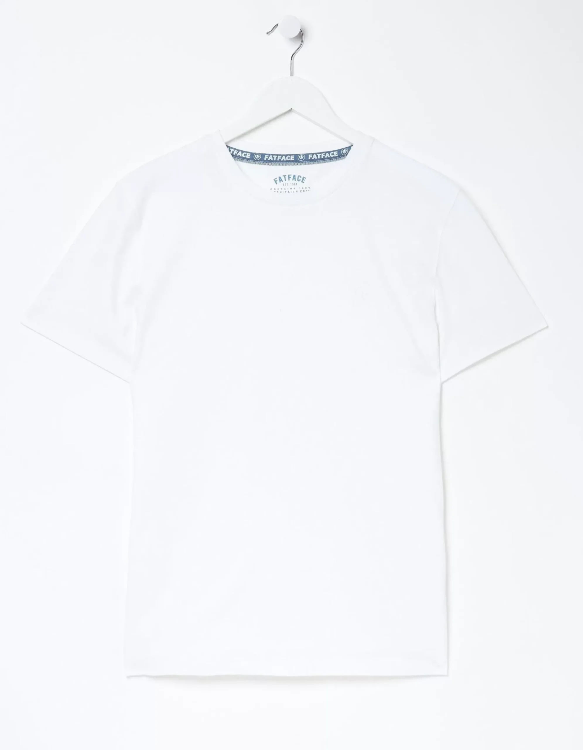 Men FatFace T-Shirts|Lulworth Organic Cotton Crew T-Shirt