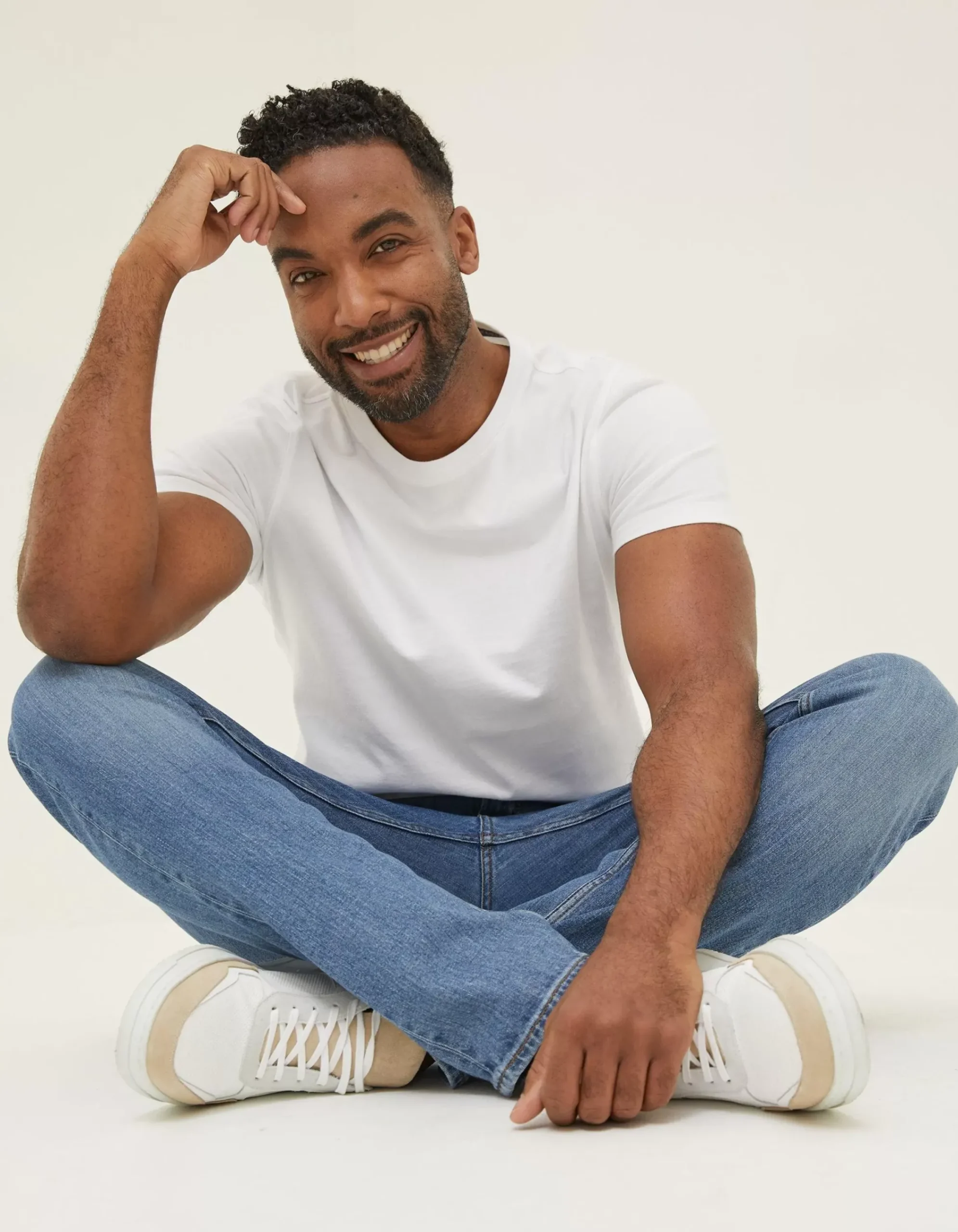 Men FatFace T-Shirts|Lulworth Organic Cotton Crew T-Shirt