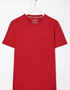 Men FatFace T-Shirts|Lulworth Organic Cotton Crew T-Shirt