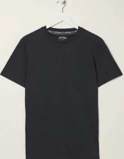 Men FatFace T-Shirts|Lulworth Organic Cotton Crew T-Shirt